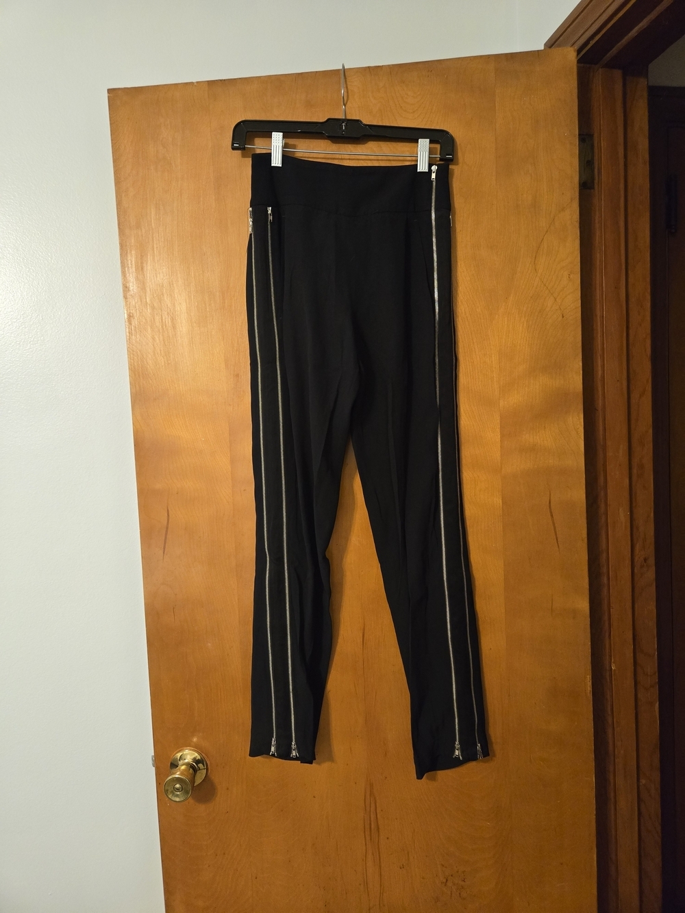 A.L.C. Zander Black Zipper Pants Size 0